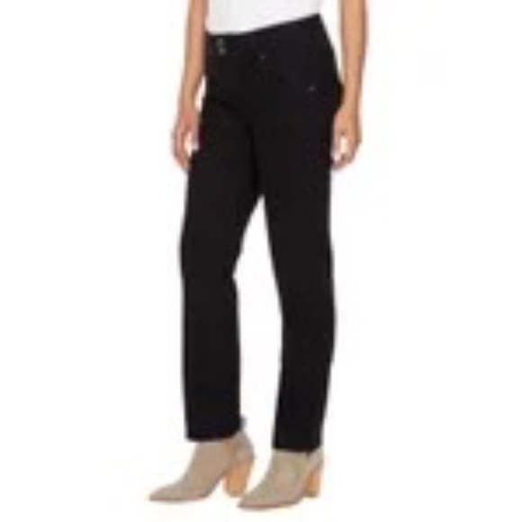 Hudson Womens Premium 5- Pocket Midrise Strait Black Stretch Denim Various Sizes - Picture 2 of 4